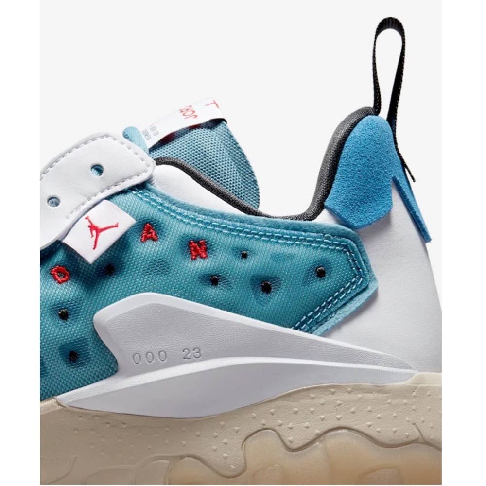 Nike Jordan Delta 2 Cerulean Sneakers Shoes Basketball University Red Blue - Picture 10 of 12